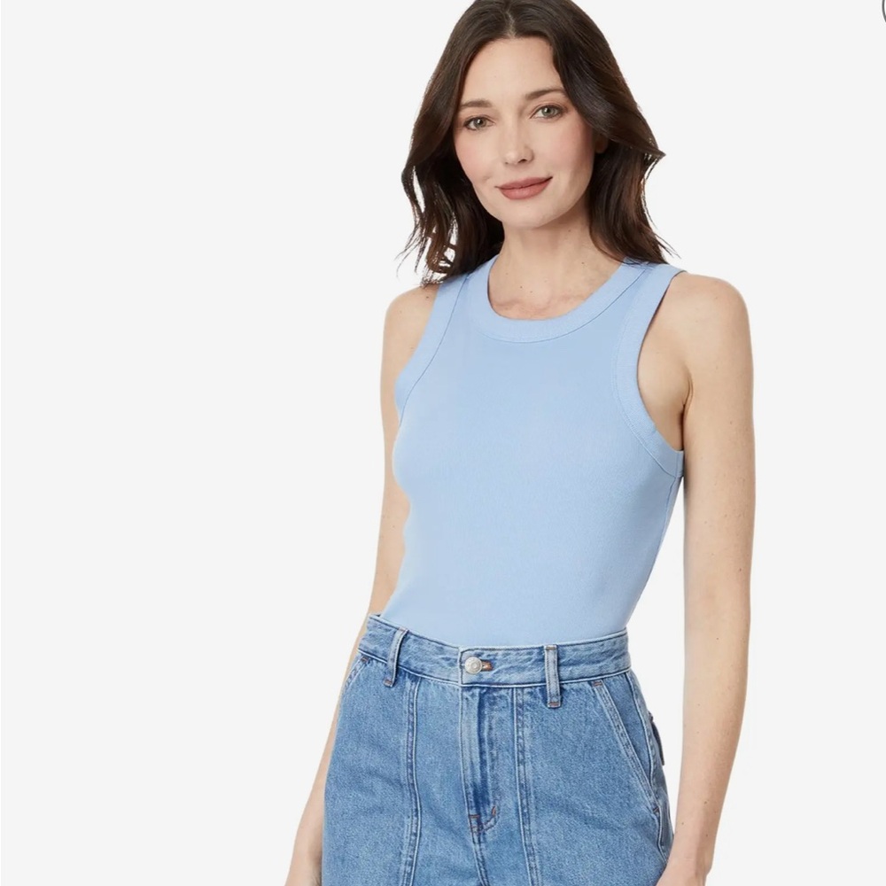 Madewell rubbed cutaway tank EUC super flattering fit